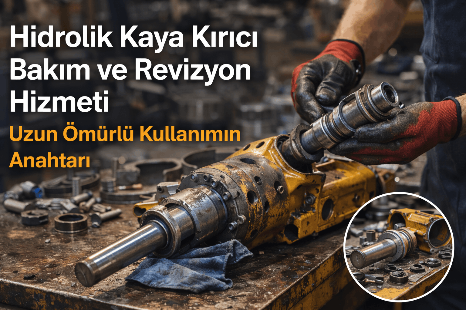 Hidrolik Kaya Kırıcı Bakım ve Revizyon Hizmeti: Uzun Ömürlü Kullanımın Anahtarı