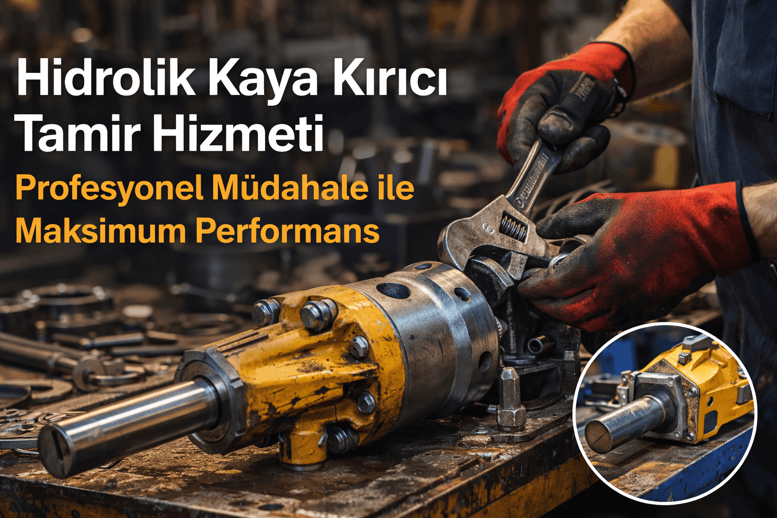 Hidrolik Kaya Kırıcı Tamir Hizmeti: Profesyonel Müdahale ile Maksimum Performans